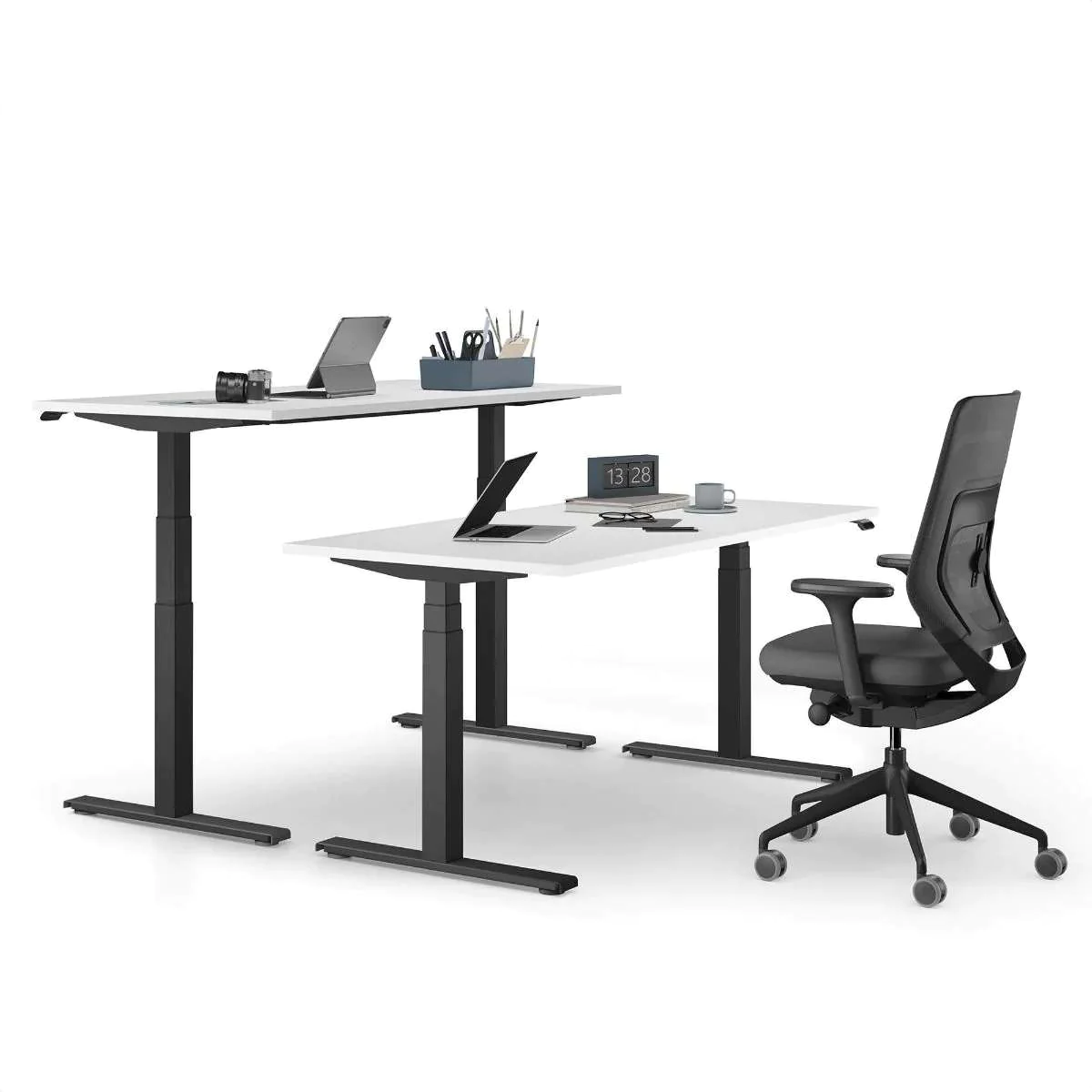 - - elektrisch, stabil Schreibtische kaufen & ergonomisch Steh-Sitz-Tisch Höhenverstellbare